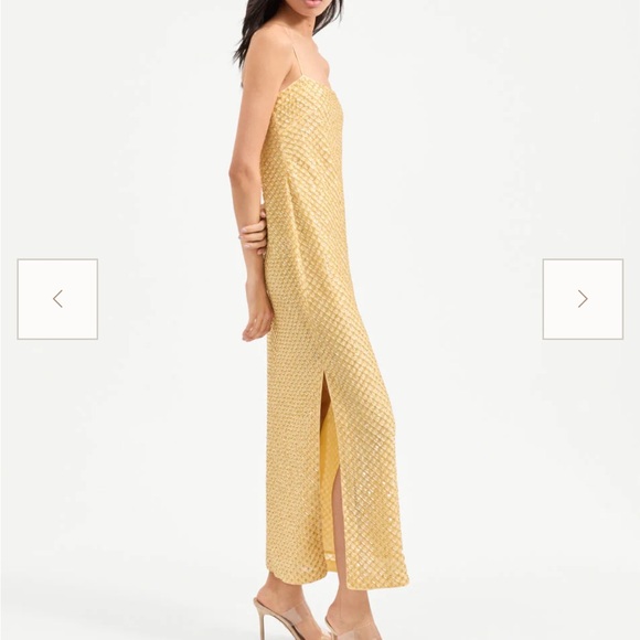 veronica beard yellow beaded dress Veronica Beard Lupita Paisley Maxi Dress | Black Multi
